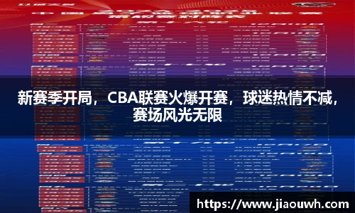 新赛季开局，CBA联赛火爆开赛，球迷热情不减，赛场风光无限